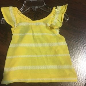 🐾Cute yellow and white striped tank top🐾